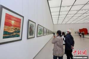 灿彩山水绘就自然万象 高振恒从艺75周年作品展在天津举行
