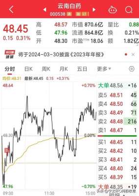 云南白药股票-2024年第一次股票操作-买入云南白药