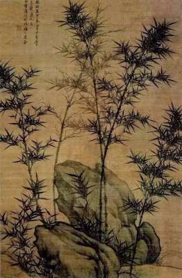 竹子国画-从元代至清朝的九位书画大家的写竹作品，看竹子画法