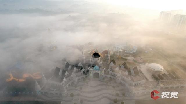 C视觉·航拍四川㊿｜入冬后，四川各地频频开启“天空之城”模式