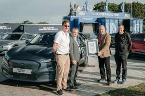 威根汽车(福特野马 Mach-E 的电池效率创造了吉尼斯世界纪录)