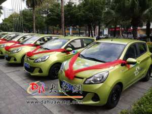 汕头共享汽车图片(百辆“滴卡”共享汽车昨投放汕头市场)