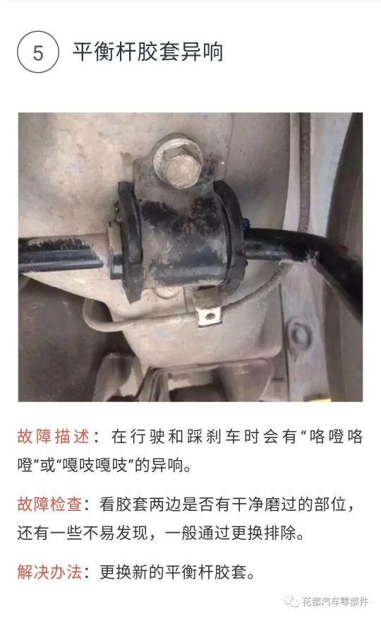 底盘异响原因以及解决方案