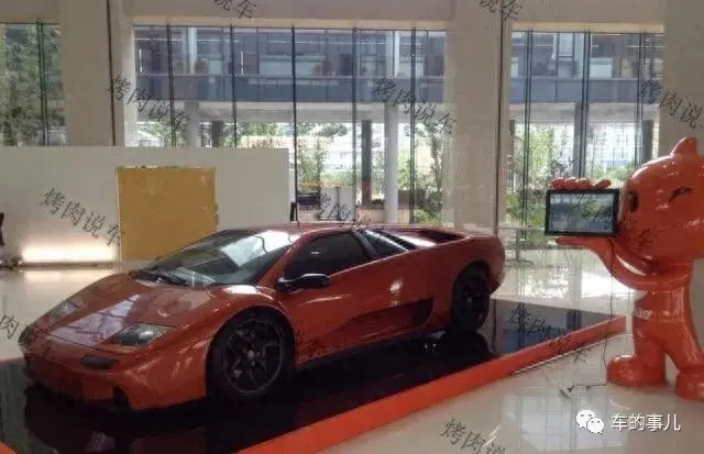 马云生产的汽车(马云的绝版兰博基尼，买来都舍不得开，放在办公楼里供人参观)
